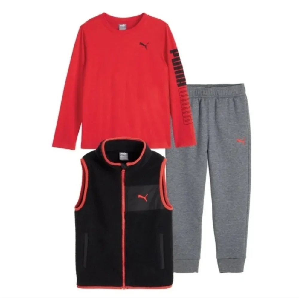 Puma Boys  3piece Activewear Set - Picture 2 of 6